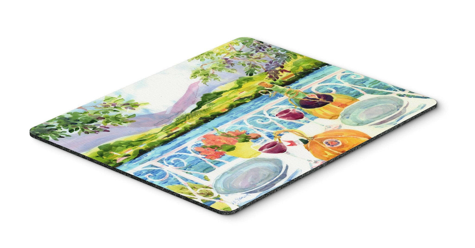 Afternoon of Grape Delights Wine Mouse Pad, Hot Pad or Trivet 6139MP by Caroline's Treasures