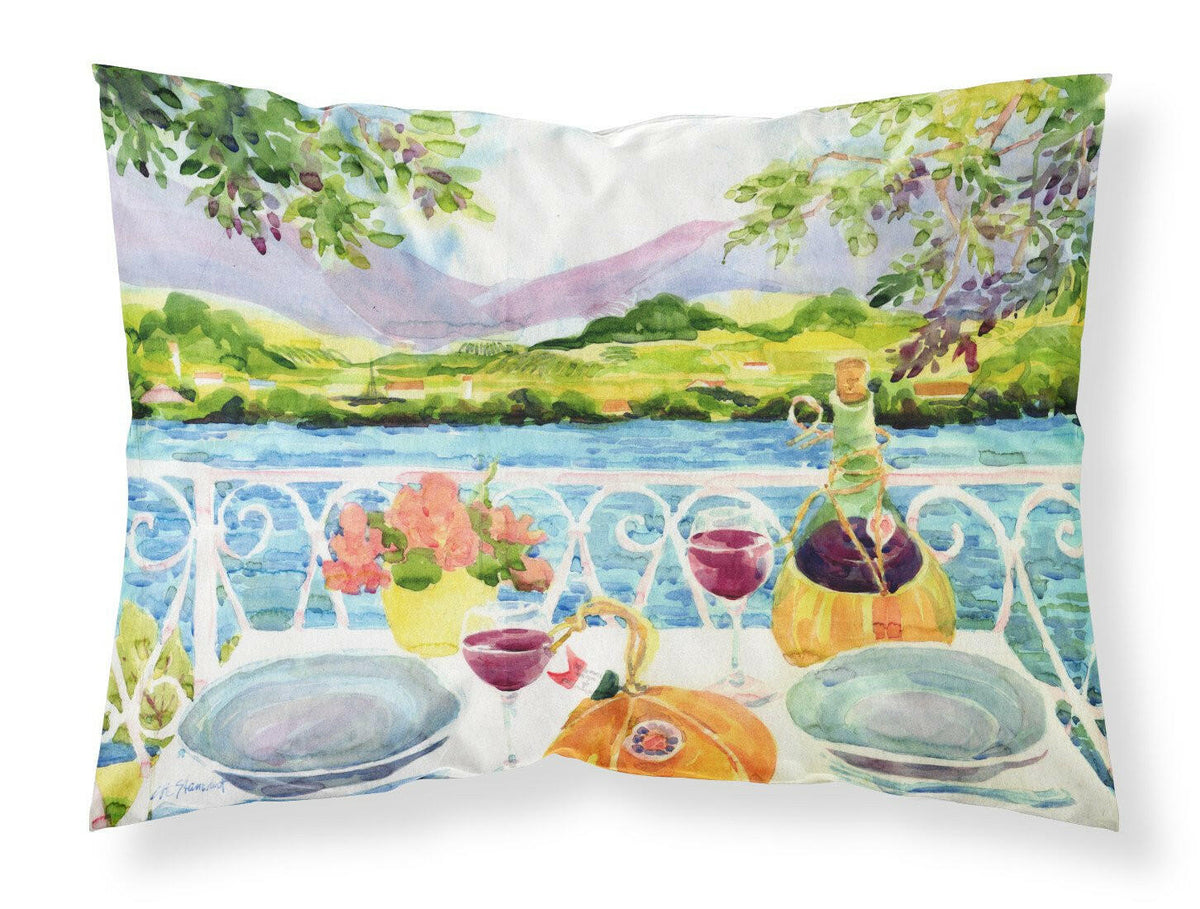 Afternoon of Grape Delights Wine Fabric Standard Pillowcase 6139PILLOWCASE by Caroline&#39;s Treasures