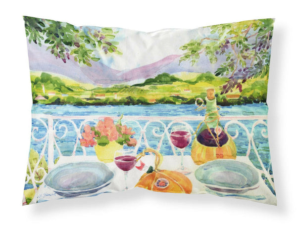 Afternoon of Grape Delights Wine Fabric Standard Pillowcase 6139PILLOWCASE by Caroline's Treasures