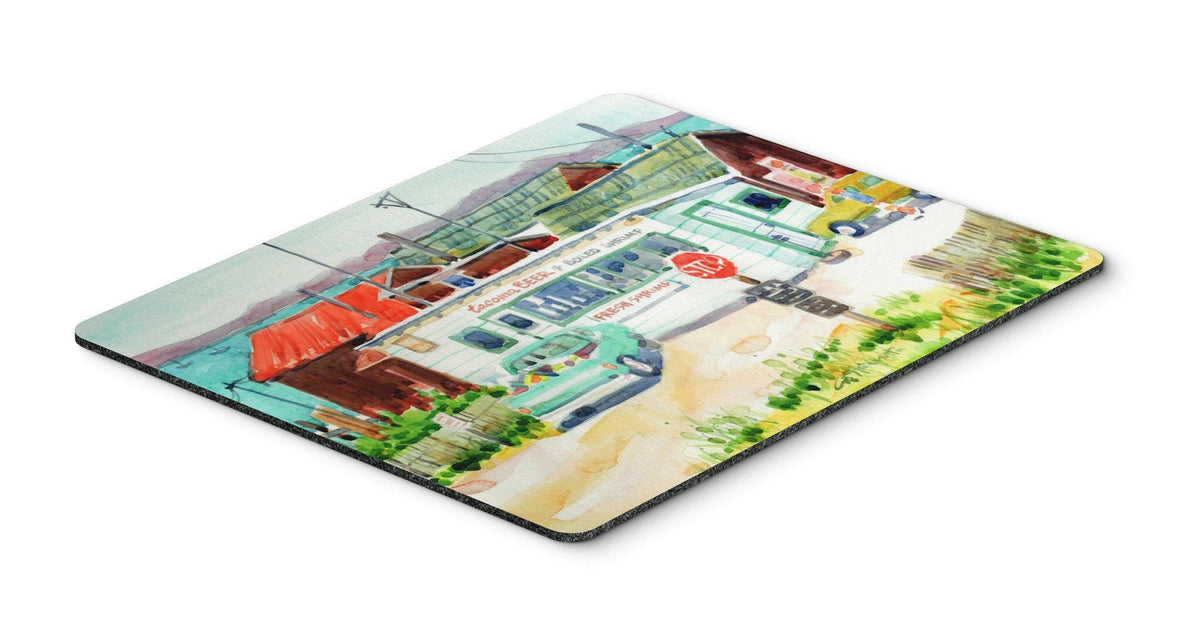Tacoma Beer and Boiled Shrimp Market Mouse Pad, Hot Pad or Trivet 6141MP by Caroline&#39;s Treasures