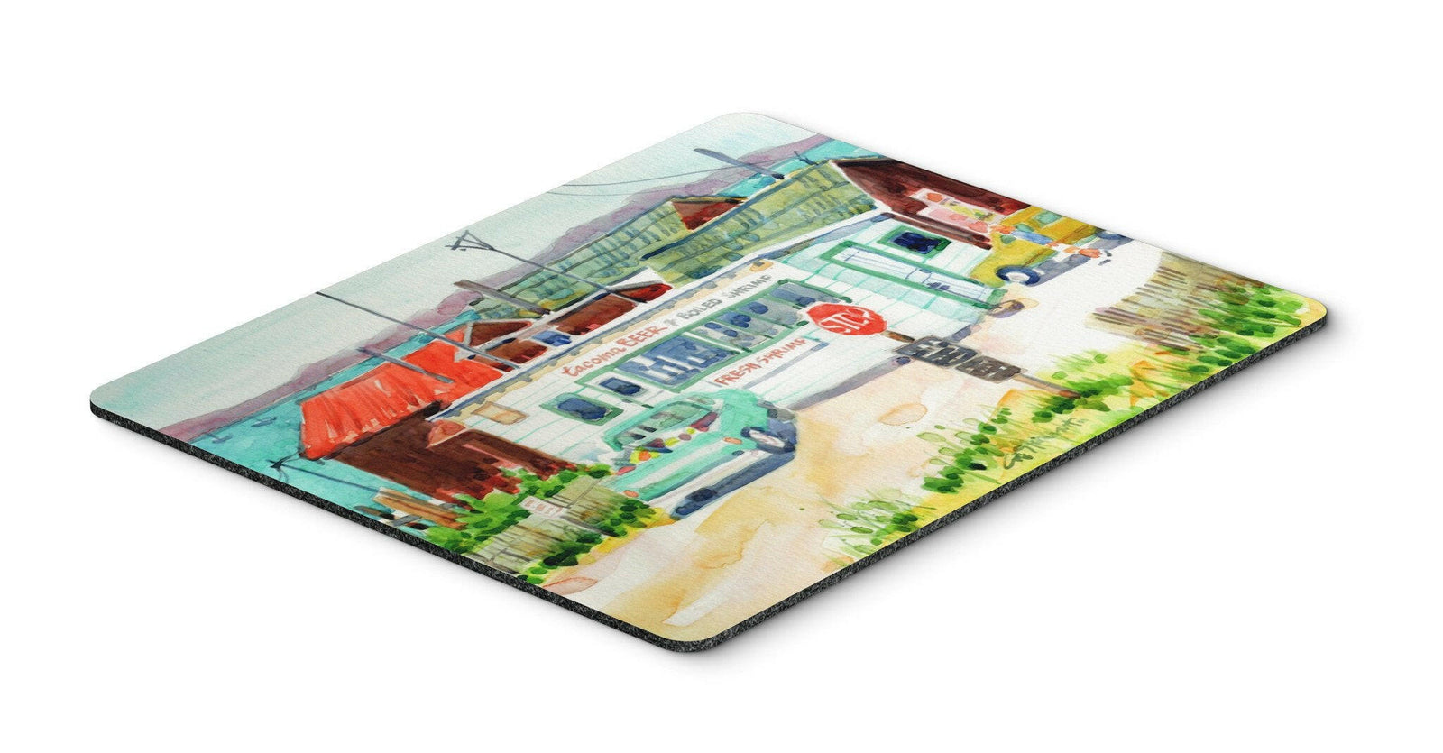 Tacoma Beer and Boiled Shrimp Market Mouse Pad, Hot Pad or Trivet 6141MP by Caroline's Treasures