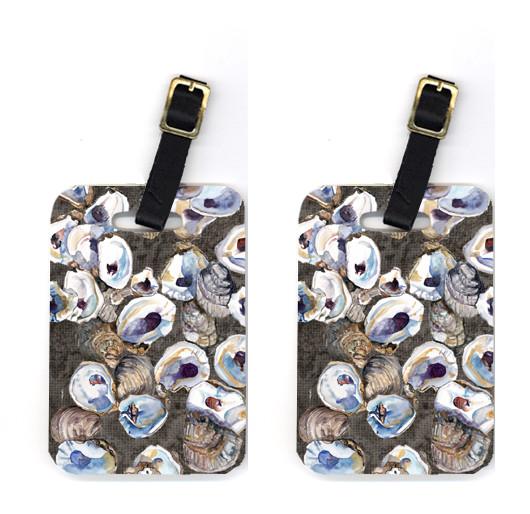 Pair of Oysters Luggage Tags by Caroline&#39;s Treasures