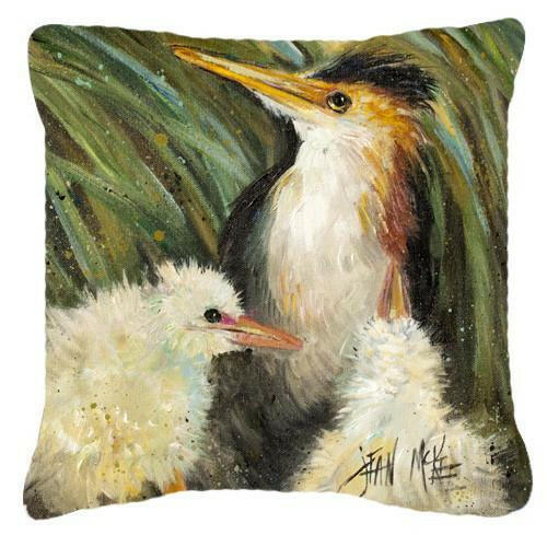 Happy Family Canvas Fabric Decorative Pillow JMK1225PW1414 by Caroline&#39;s Treasures