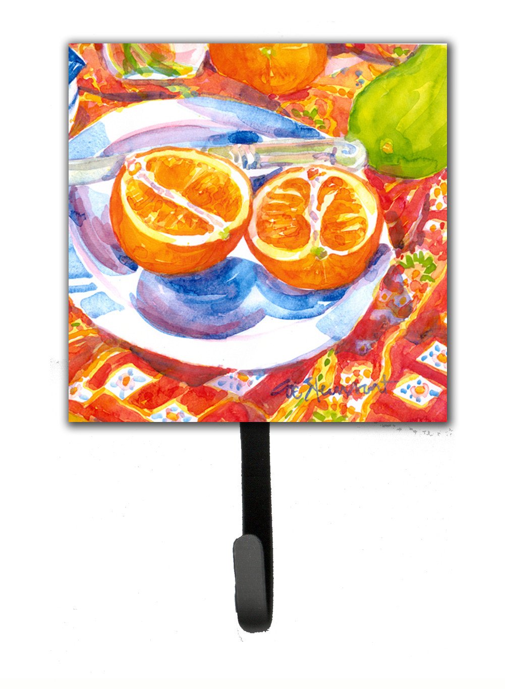 Florida Oranges Sliced for breakfast  Leash Holder or Key Hook by Caroline&#39;s Treasures
