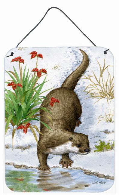 Otter by the Water Wall or Door Hanging Prints ASA2048DS1216 by Caroline&#39;s Treasures