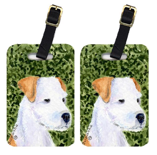 Pair of 2 Jack Russell Terrier Luggage Tags by Caroline&#39;s Treasures