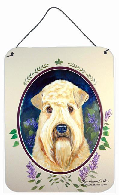 Wheaten Terrier Soft Coated Aluminium Metal Wall or Door Hanging Prints by Caroline&#39;s Treasures