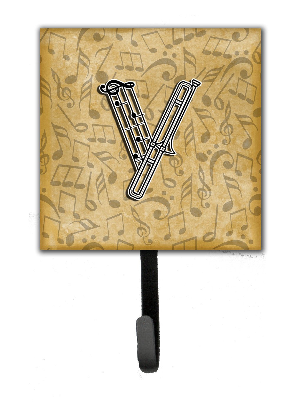 Letter V Musical Instrument Alphabet Leash or Key Holder CJ2004-VSH4 by Caroline&#39;s Treasures