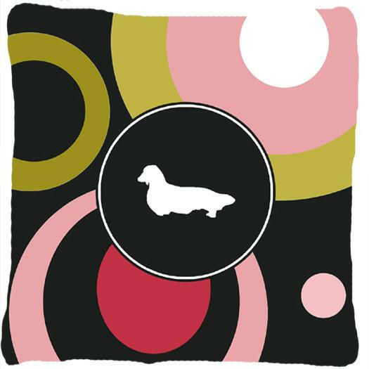 Dachshund Decorative   Canvas Fabric Pillow by Caroline&#39;s Treasures