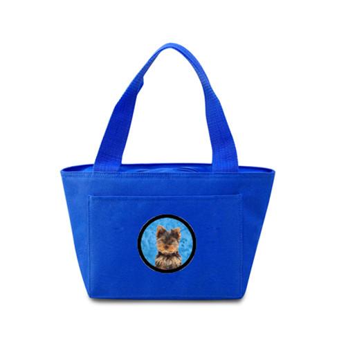 Yorkie Puppy / Yorkshire Terrier Zippered Insulated School Washable and Stylish Lunch Bag Cooler KJ1230BU-8808 by Caroline's Treasures