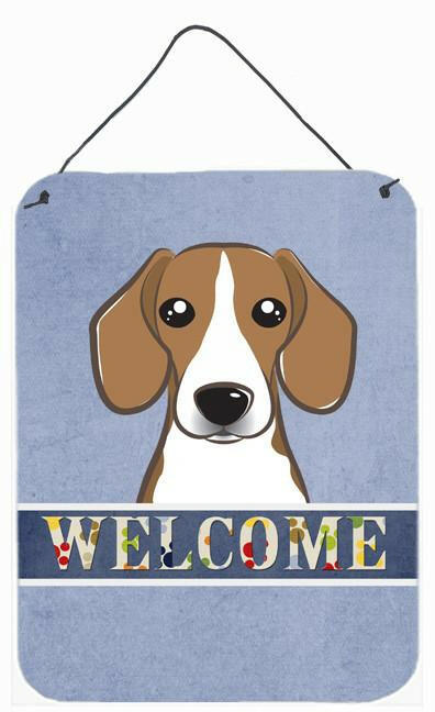 Beagle Welcome Wall or Door Hanging Prints BB1425DS1216 by Caroline&#39;s Treasures