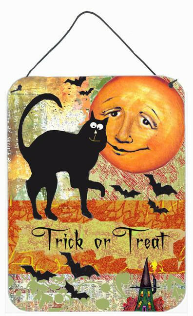 Trick or Treat Moon Halloween Wall or Door Hanging Prints PJC1006DS1216 by Caroline's Treasures