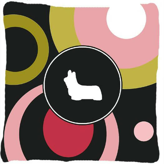 Skye Terrier Decorative   Canvas Fabric Pillow by Caroline's Treasures