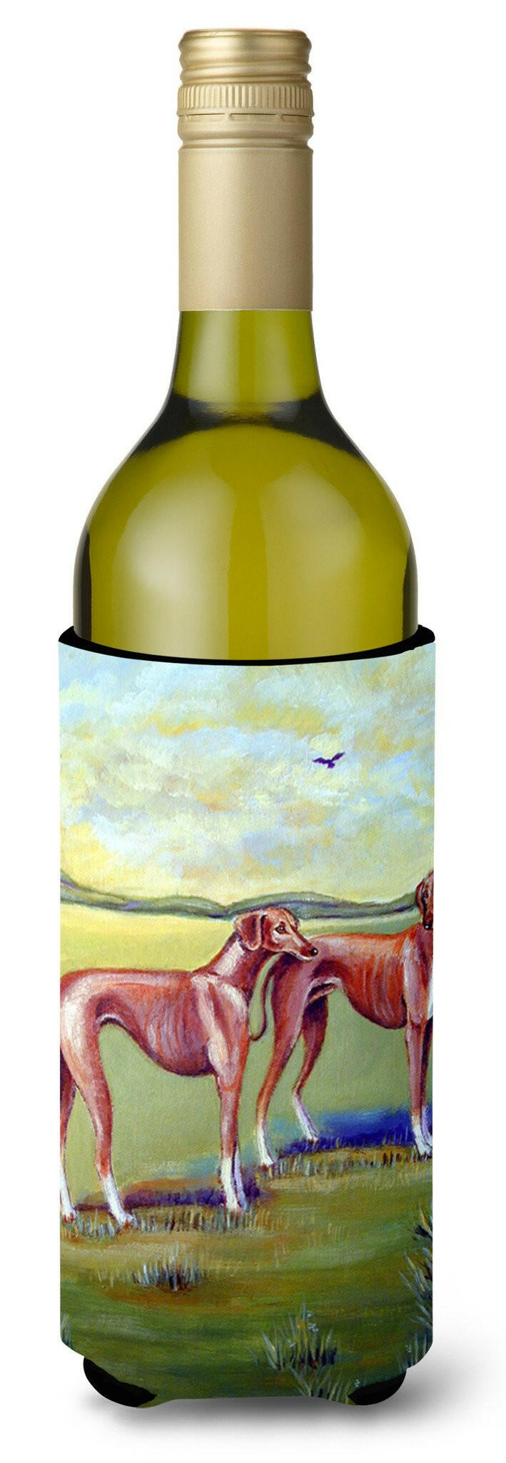 Azawakh Hound Wine Bottle Beverage Insulator Beverage Insulator Hugger by Caroline&#39;s Treasures