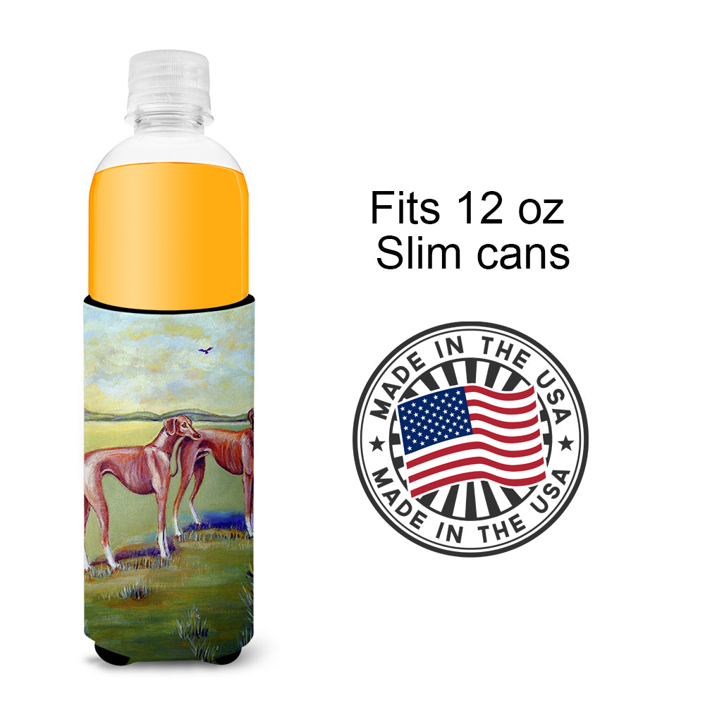 Azawakh Hound Ultra Beverage Insulators for slim cans 7001MUK.