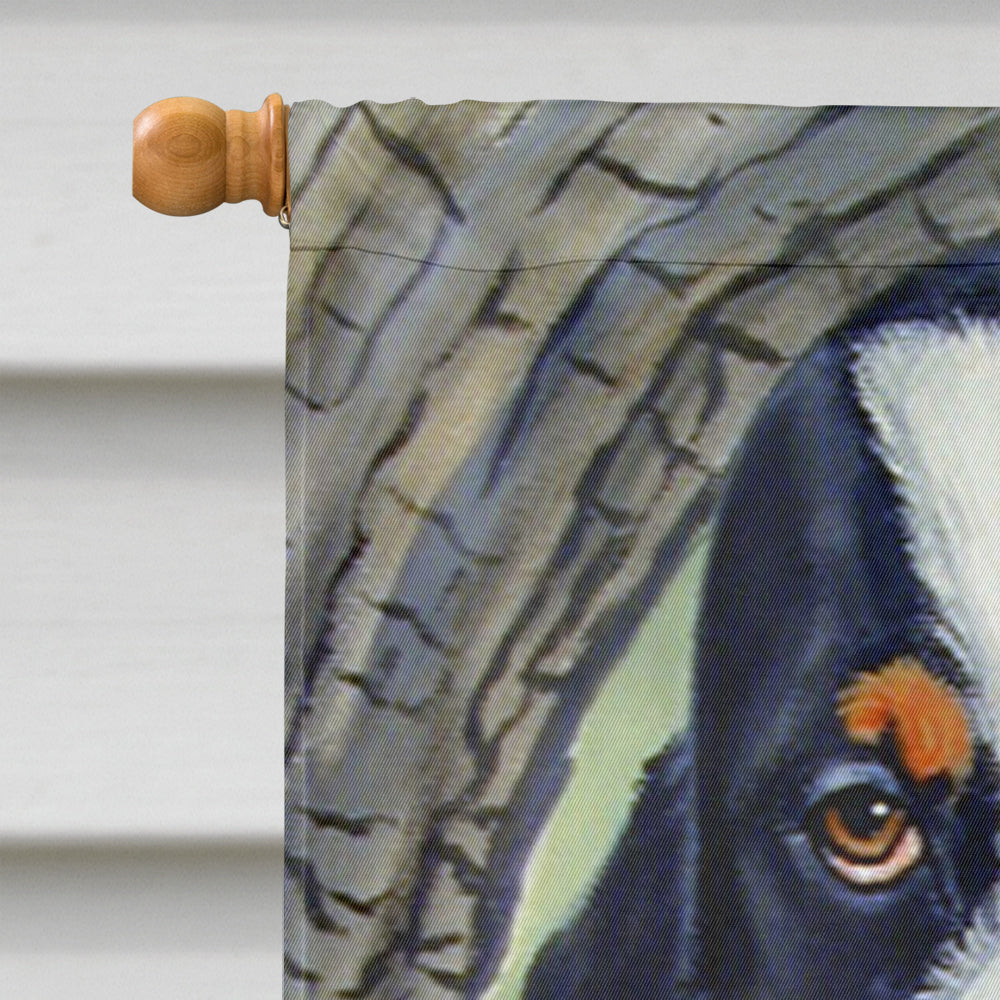 Basset Hound at the tree Flag Canvas House Size