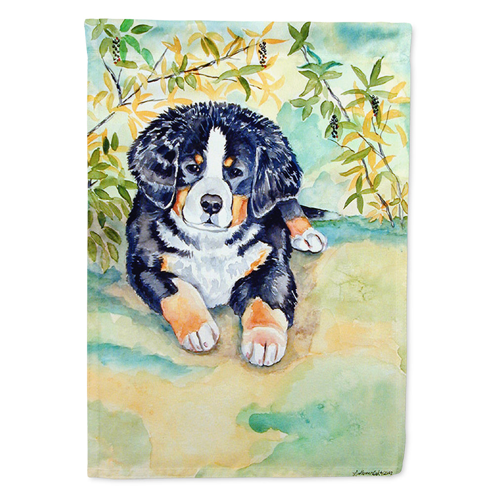 Bernese Mountain Dog Puppy Flag Canvas House Size  the-store.com.