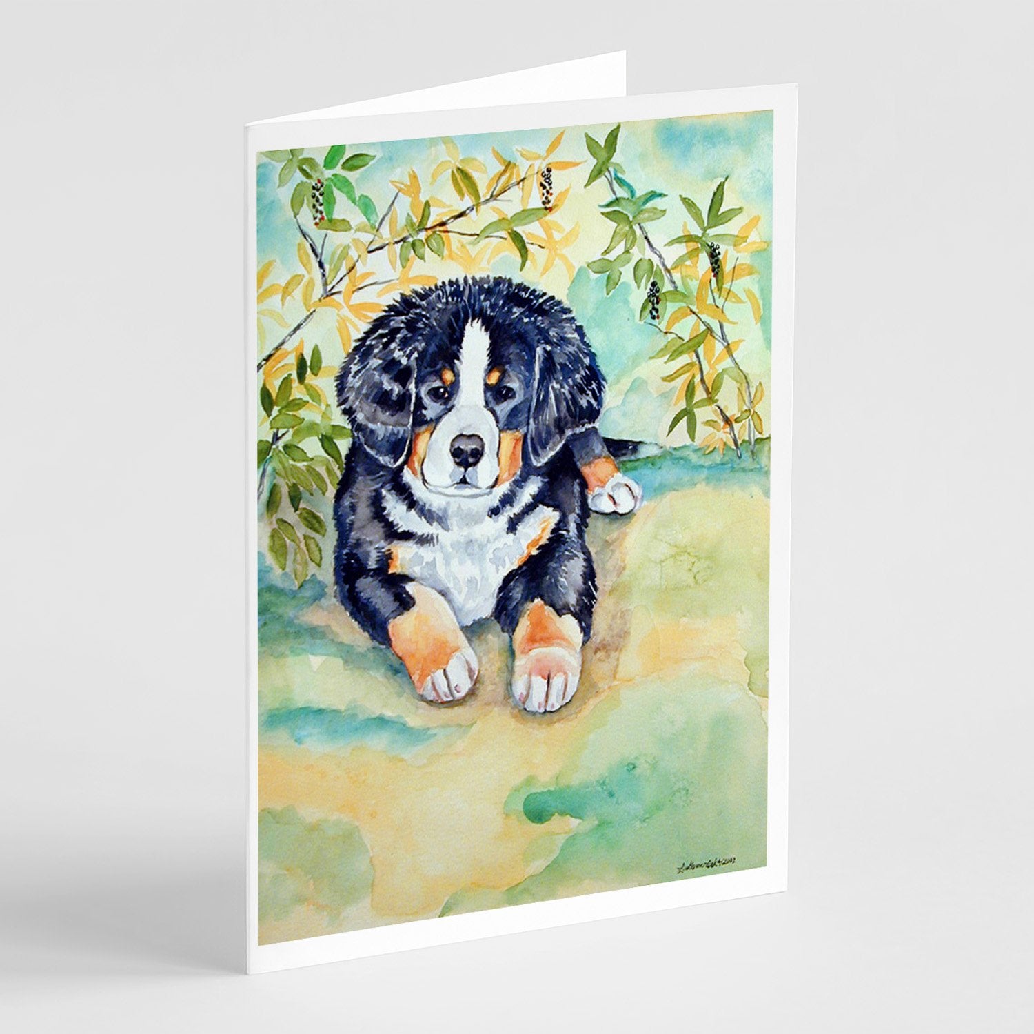 Buy this Bernese Mountain Dog Puppy Greeting Cards and Envelopes Pack of 8