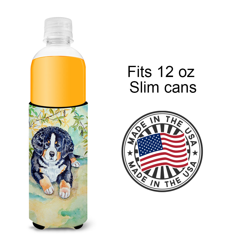 Bernese Mountain Dog Puppy Ultra Beverage Insulators for slim cans 7010MUK.