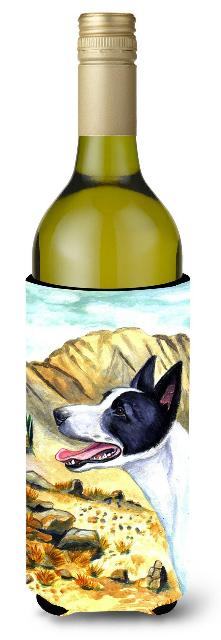 Canaan Dog Wine Bottle Beverage Insulator Beverage Insulator Hugger by Caroline&#39;s Treasures