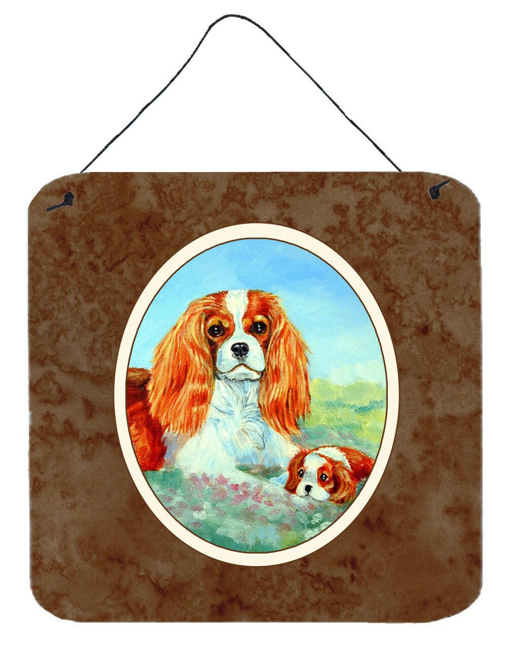 Cavalier Spaniel Momma&#39;s Love Wall or Door Hanging Prints 7019DS66 by Caroline&#39;s Treasures