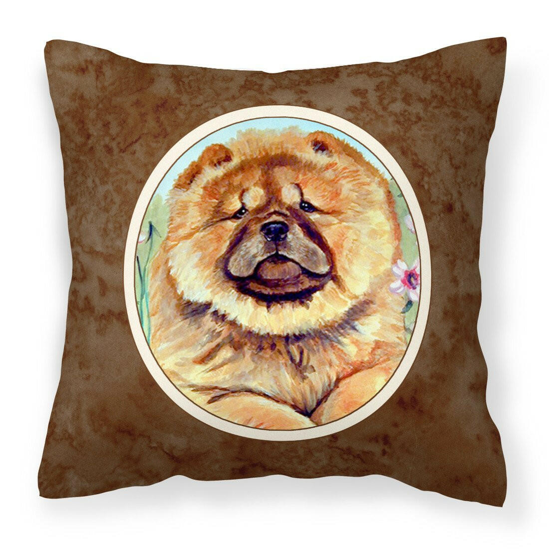 Chow Chow Fabric Decorative Pillow 7020PW1414 - the-store.com