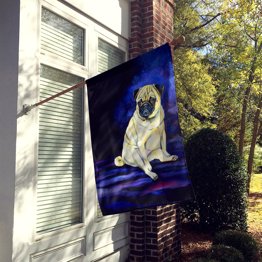 Pug Penny for your thoughts Flag Canvas House Size  the-store.com.
