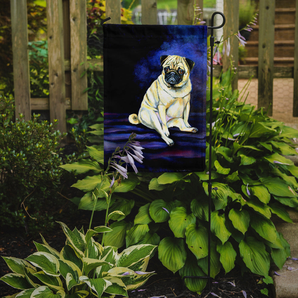Caroline's Treasures Pug Penny for your thoughts Garden Flag – Decorative Outdoor Yard Flag