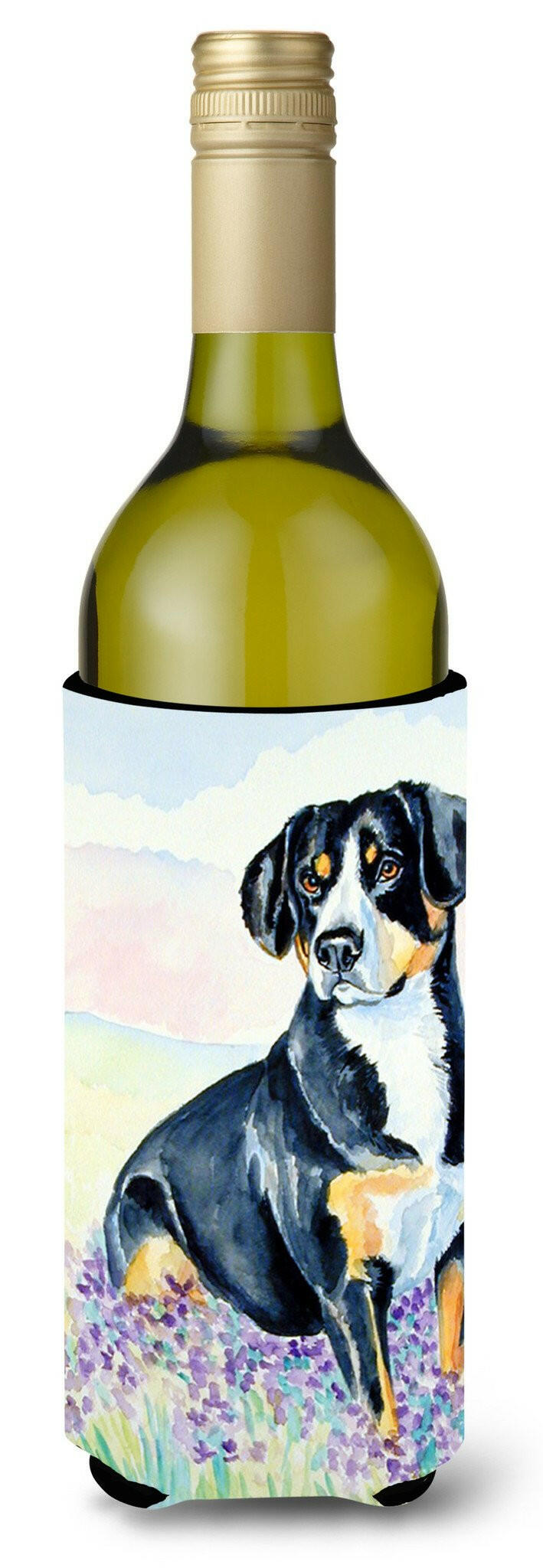 Entlebucher Mountain Dog Wine Bottle Beverage Insulator Beverage Insulator Hugger by Caroline&#39;s Treasures