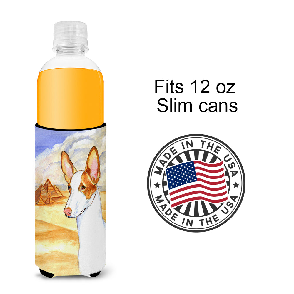 Ibizan Hound Ultra Beverage Insulators for slim cans 7031MUK.