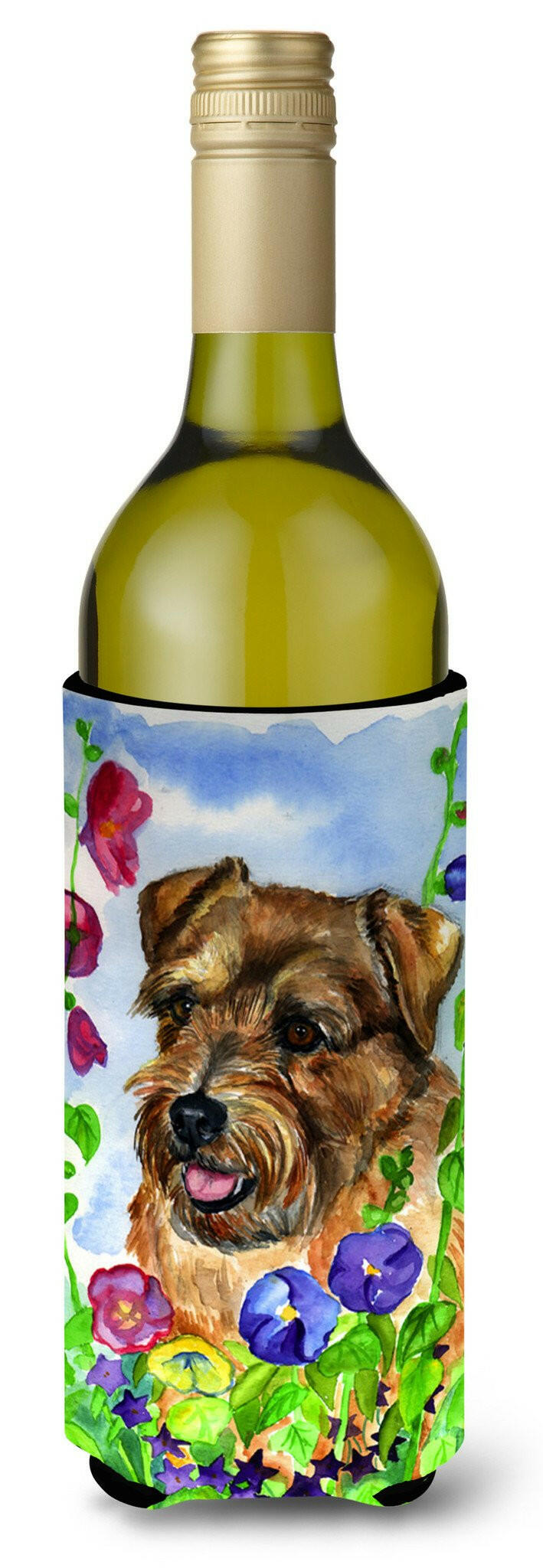 Norfolk Terrier Wine Bottle Beverage Insulator Beverage Insulator Hugger by Caroline&#39;s Treasures