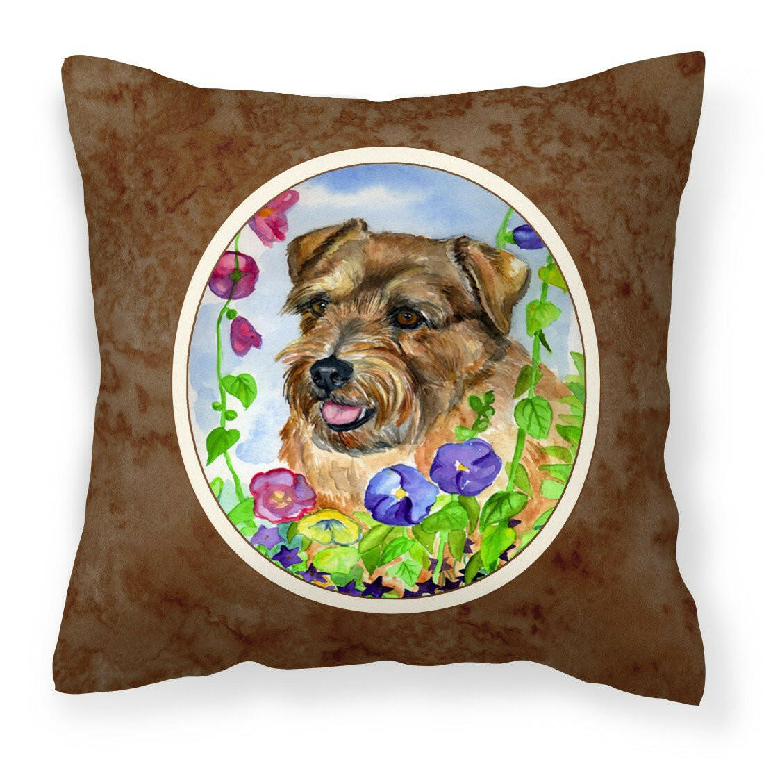 Norfolk Terrier Fabric Decorative Pillow 7035PW1414 - the-store.com