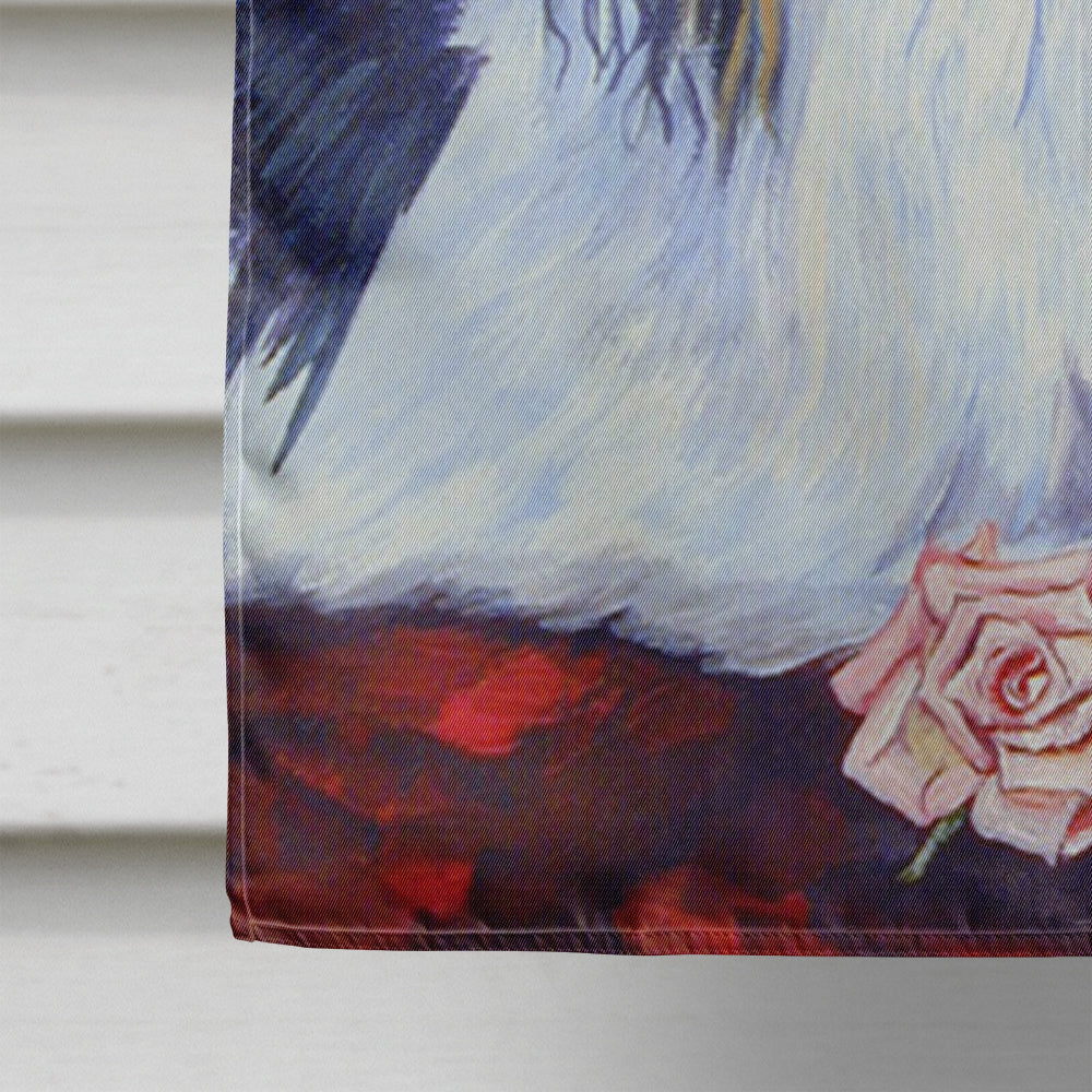 Papillon A Rose for you Flag Canvas House Size  the-store.com.