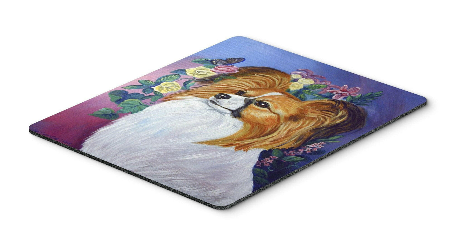 Papillon Mouse Pad, Hot Pad or Trivet by Caroline's Treasures