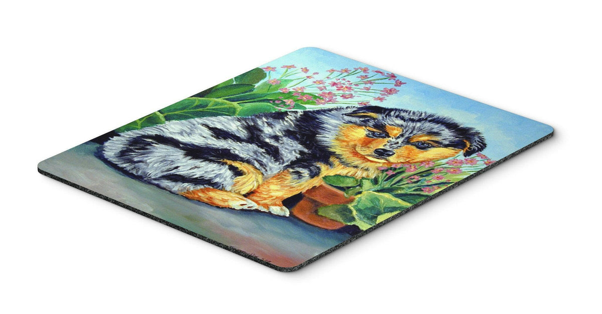 Australian Shepherd Puppy Mouse Pad, Hot Pad or Trivet by Caroline&#39;s Treasures