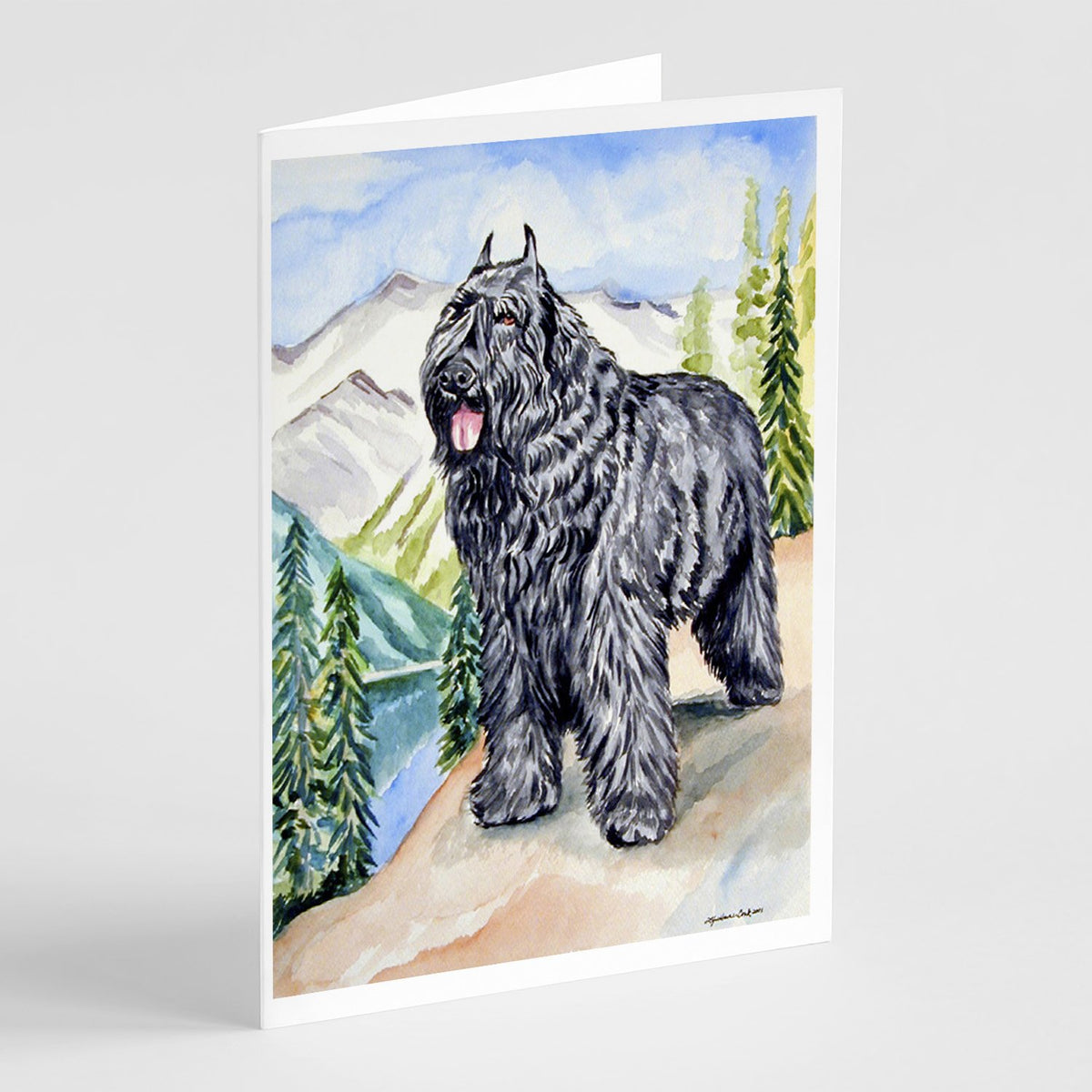 Buy this Bouvier des Flandres Greeting Cards and Envelopes Pack of 8