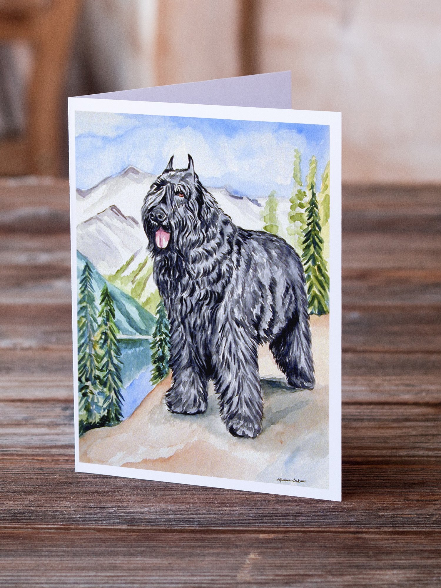 Buy this Bouvier des Flandres Greeting Cards and Envelopes Pack of 8