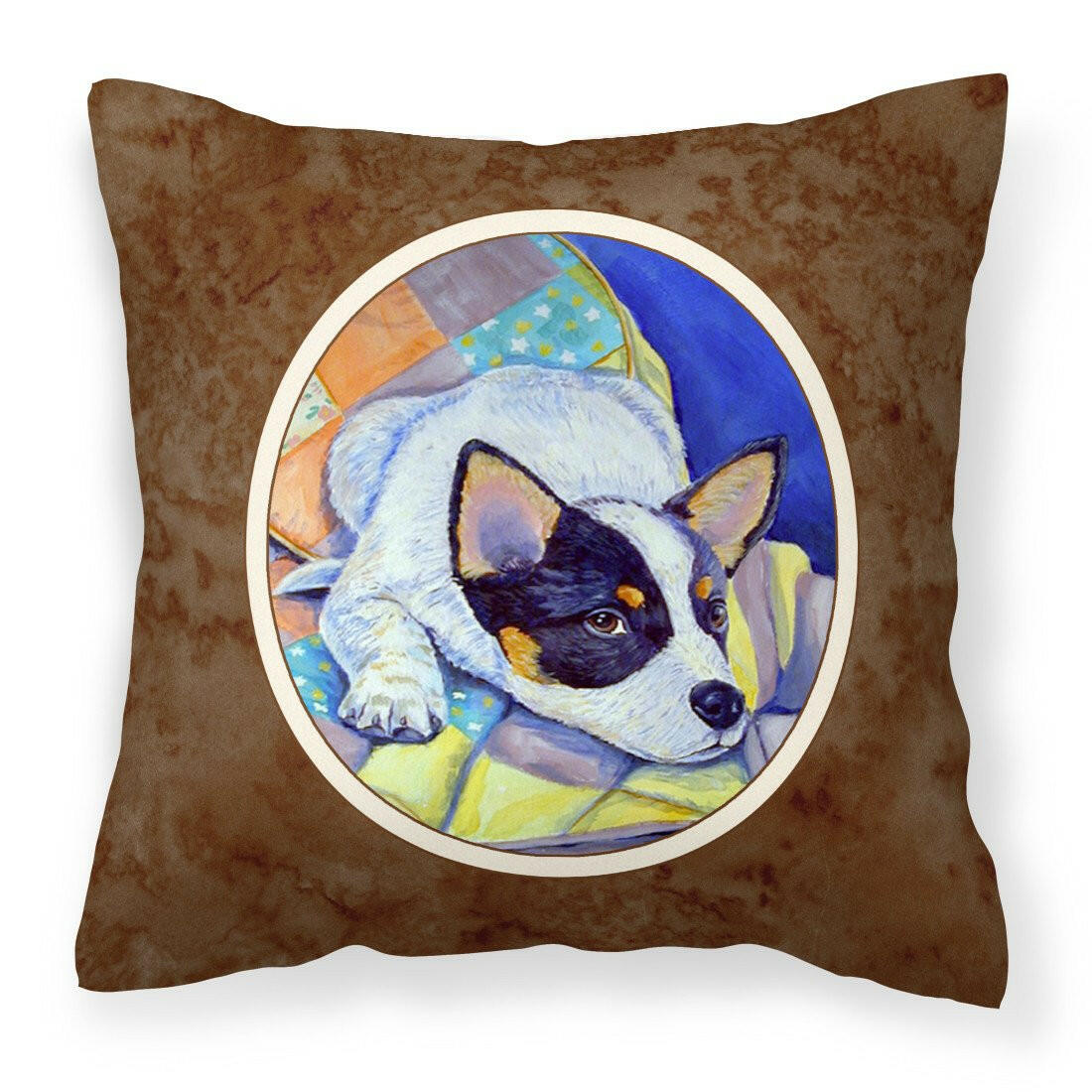 Australian Cattle Dog Sew Perfect Fabric Decorative Pillow 7050PW1414 - the-store.com