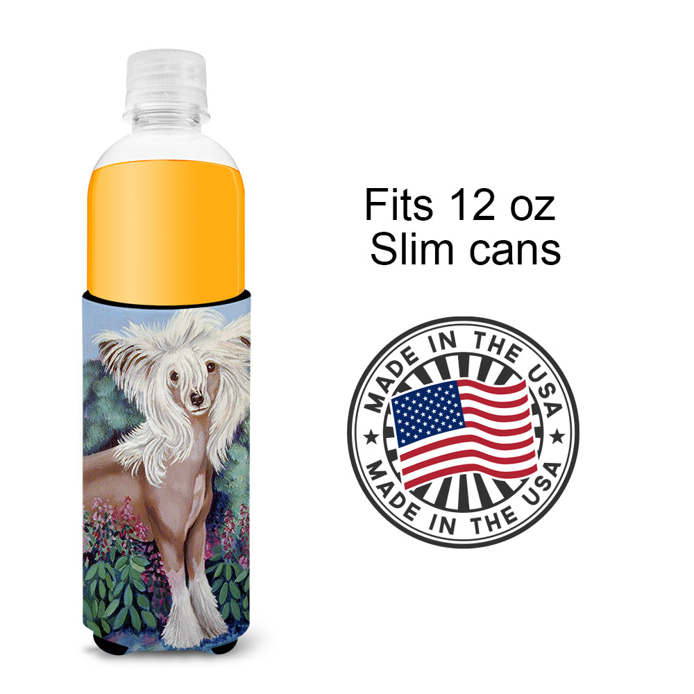 Chinese Crested Ultra Beverage Insulators for slim cans 7052MUK