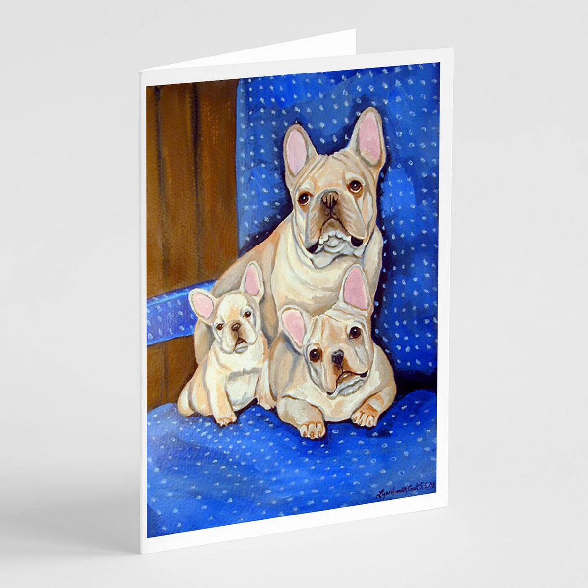 Buy this French Bulldog Momma&#39;s Love  Greeting Cards and Envelopes Pack of 8