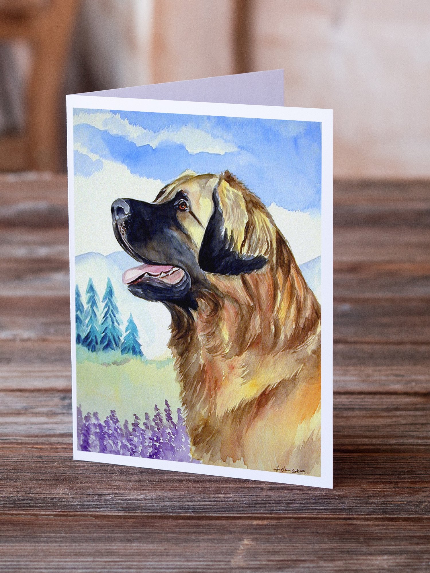 Leonberger  Greeting Cards and Envelopes Pack of 8 - the-store.com
