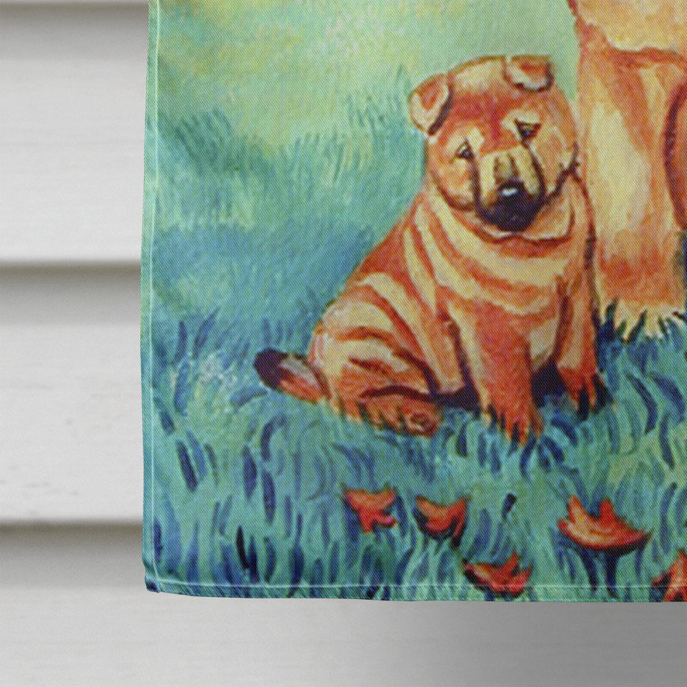 Chow Chow Momma's Love Flag Canvas House Size  the-store.com.
