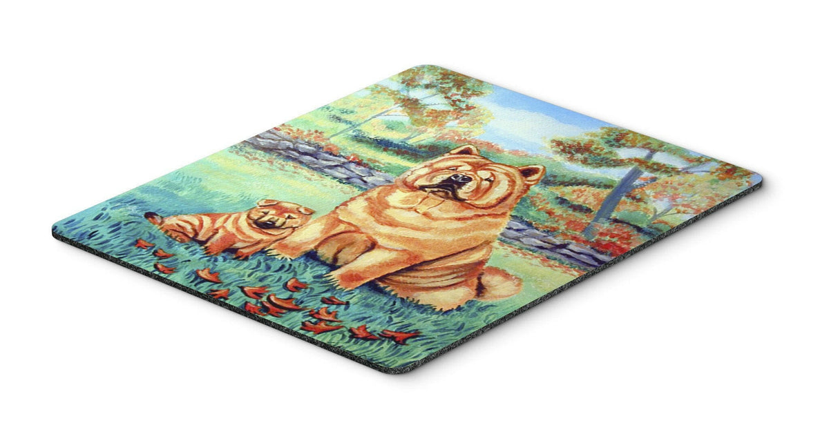 Chow Chow Momma&#39;s Love Mouse Pad, Hot Pad or Trivet by Caroline&#39;s Treasures
