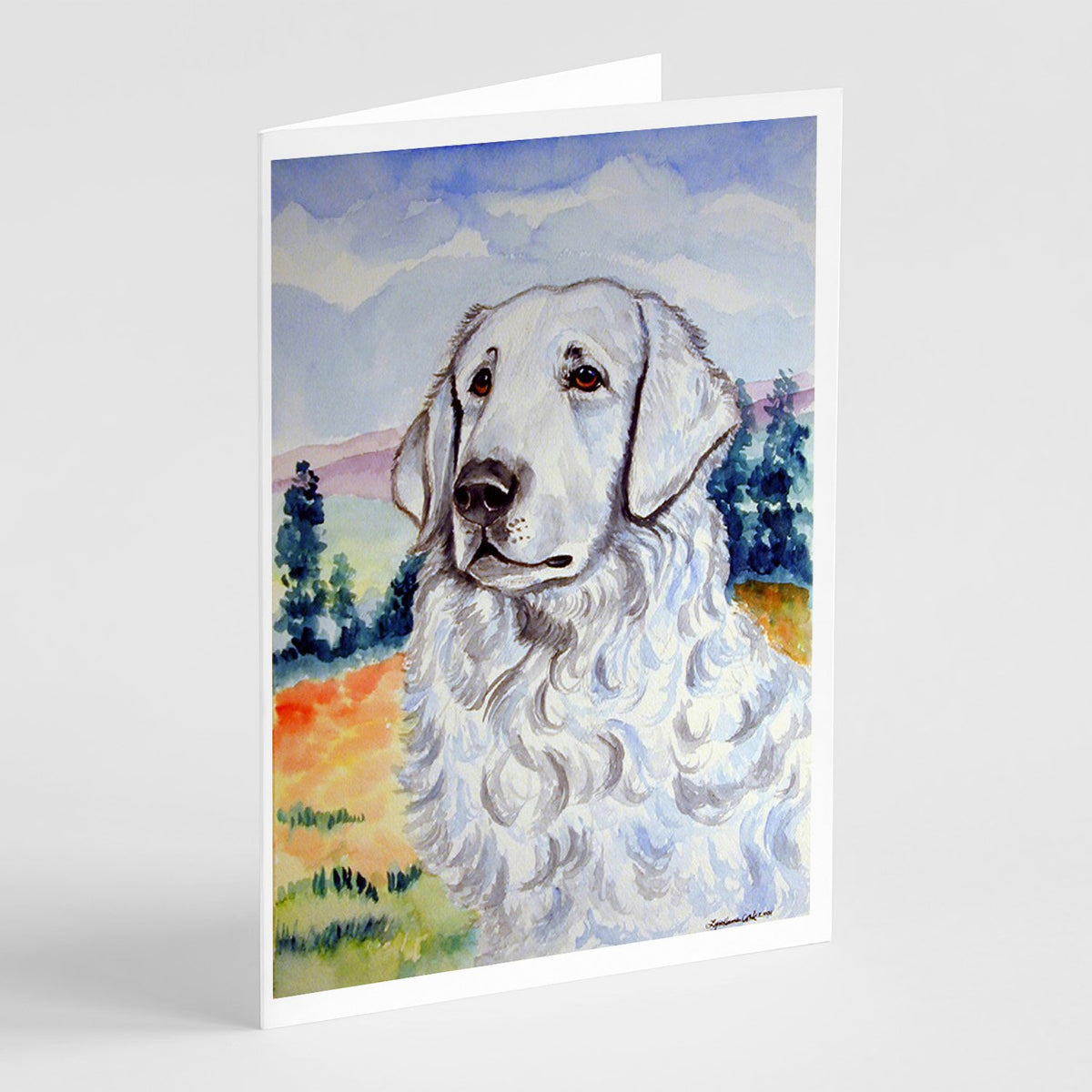 Buy this Kuvasz  Greeting Cards and Envelopes Pack of 8