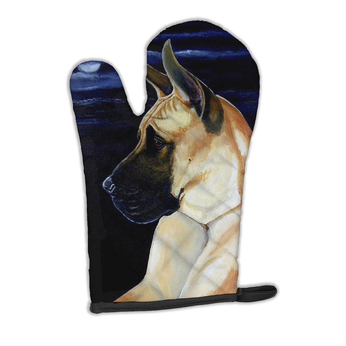 Fawn Great Dane in the Moonlight Oven Mitt 7059OVMT  the-store.com.