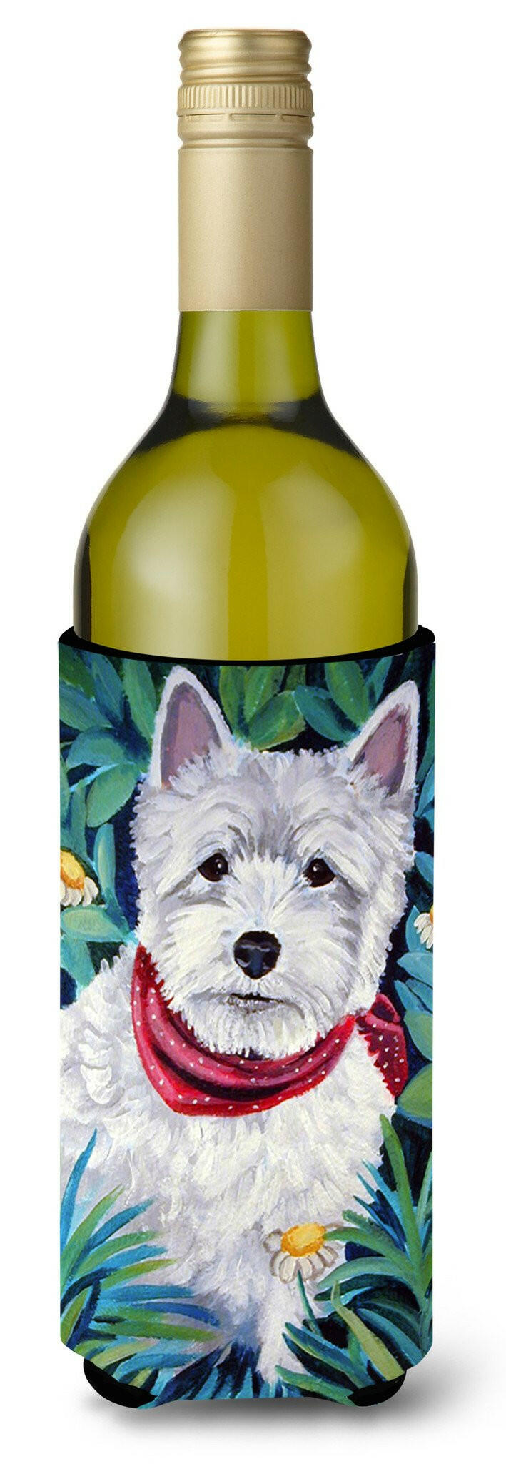 Westie Wine Bottle Beverage Insulator Beverage Insulator Hugger by Caroline&#39;s Treasures