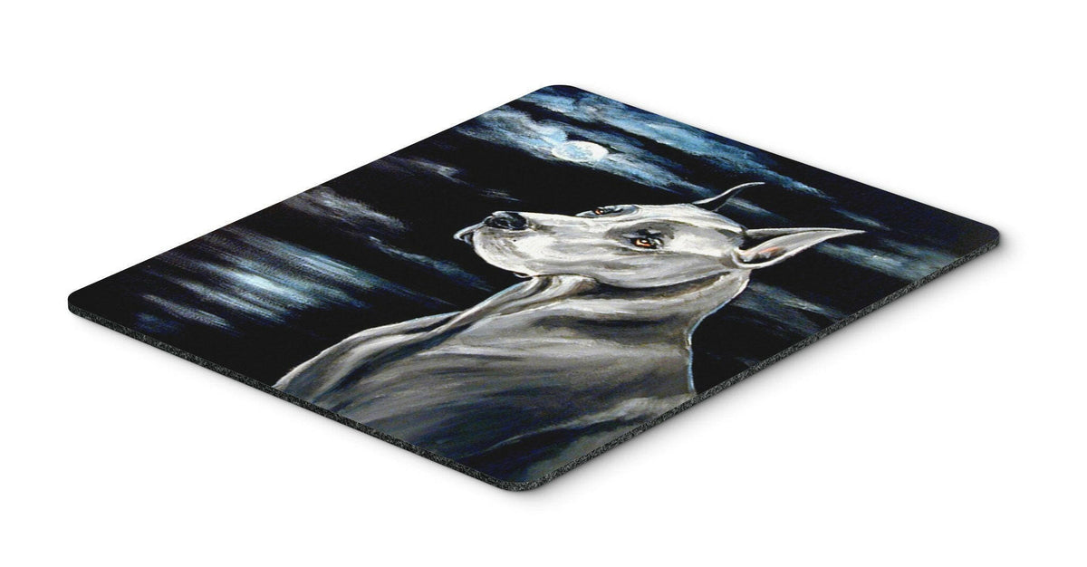 Great Dane in the moonlight Mouse Pad, Hot Pad or Trivet by Caroline&#39;s Treasures