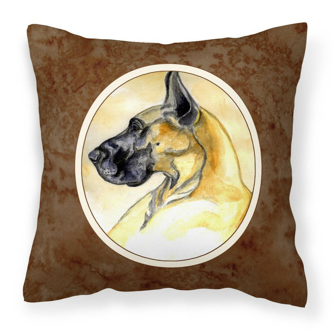 Fawn Great Dane Fabric Decorative Pillow 7071PW1414 - the-store.com