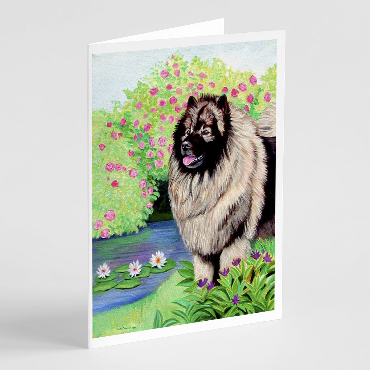 Buy this Keeshond  Greeting Cards and Envelopes Pack of 8