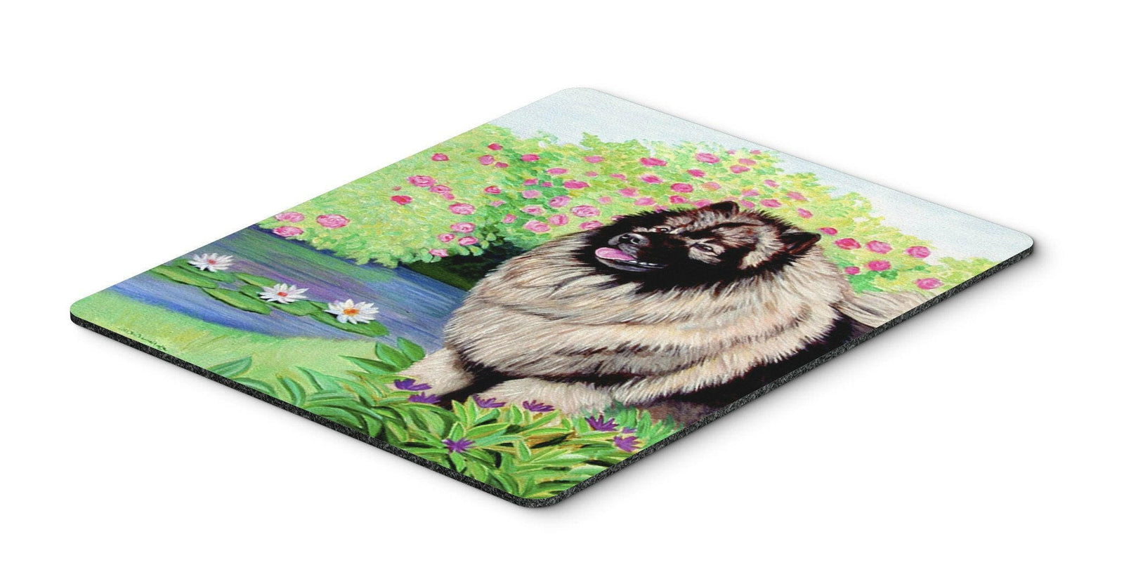 Keeshond Mouse Pad, Hot Pad or Trivet by Caroline's Treasures